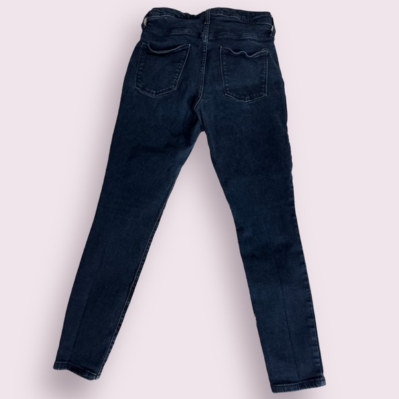 Blue Denim high rise skinny Jeans - Picture 10 of 11